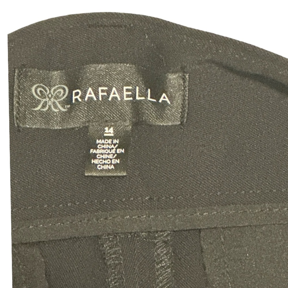 Rafaella High Rise Bootcut Dress Pants Women’s Size 14 Black Career - Picture 4 of 4